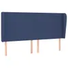 The Living Store Kopfteil mit Ohren Blau 183x23x118/128 cm Produktbild-Vorschau 2