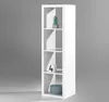 Raumteiler - Weiß - 41 x 147 cm - mit 4 Fächern Produktbild-Vorschau 6