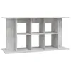 vidaXL Support pour aquarium gris béton 120x40x60 cm Bois Voir les images du produit 1