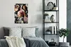 MuchoWow® Poster Mädchen mit Perlenohrring - Blumen - Produktbild-Vorschau 4