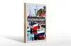 Holzschild Reise 20x30cm Warnemünde Ostseebad Schiffe Boot Produktbild-Vorschau 1