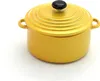Gelbe Puppen Kochtöpfe | 1:12 Puppenküchen Geschirr Produktbild-Vorschau 1