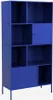 Credenza industriale in metallo con 8 scomparti, Blu Anteprima dell’immagine prodotto 1