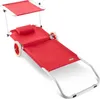 CASARIA® Sonnenliege Klappbar mit Dach Strandliege mit Produktbild-Vorschau 6