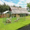 JOIEYOU voľný výbeh pre králiky 3x1 m kurník kovový s Náhľad obrázku produktu 4