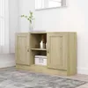 vidaXL Příborník Sonoma Dub 120x30,5x70 cm výrobek ze dřeva Náhled obrázku produktu 1