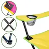 Camping-Klappstuhl von just be. gelb/Grun Produktbild-Vorschau 3