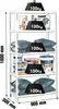 PROREGAL Schraubregal PANDA | HxBxT 180x90x30cm | Fachlast Produktbild-Vorschau 11