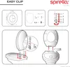 spirella WC Sitz Toilettendeckel Duroplast mit Produktbild-Vorschau 7