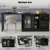 MODFU Meuble Bar Pivotant 360° avec Espaces de Rangement, Voir les images du produit 6