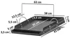 BBQ-Toro Stahl Keramik Grillplatte 63 x 41 cm, Produktbild-Vorschau 7