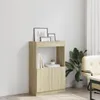 vidaXL Highboard Sonoma-Eiche 63x33x100 cm Holzwerkstoff Produktbild-Vorschau 4