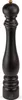 A dark brown wooden pepper mill with a gold accent on top, set against a white background. Produktbild-Vorschau