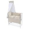 Baby-Delux Beistellbett Babybett 90x40 weiß inkl. Matratze, Produktbild-Vorschau 1