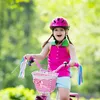 Rosafarbener Fahrradkorb für den vorderen Lenker des Produktbild-Vorschau 4
