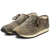 PAULGOS Herren Sneaker Echtes Leder Freizeitschuhe Optik Produktbild-Vorschau 3