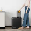 VonHaus 30L Mülleimer 2 x 15L Fächer, Schwarz, Mit Pedale, Produktbild-Vorschau 7