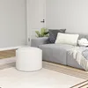 HOMCOM Ottomane Runder Sitzhocker Polsterhocker mit Produktbild-Vorschau 9
