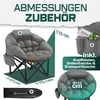 KESSER® Campingstuhl faltbar 150kg Klappstuhl mit Kissen, Produktbild-Vorschau 8