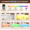 Flieks Seitenboard mit LED-Lichtleiste & Getränkehaltern Produktbild-Vorschau 5