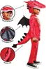 Roter Feuerdrache Karnevalskostüm Kinder Fasching Produktbild-Vorschau 3