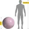 4FIZJO Gymnastikball mit Noppen, Ø 65 cm, Massage-Effekt, Produktbild-Vorschau 4