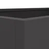 Pflanzkübel Schwarz 62x40x39 cm Kaltgewalzter Stahl 841595 Produktbild-Vorschau 7