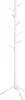 A white coat rack with a tree-like design and a tripod base. Produktbild-Vorschau