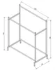 VCM Metall Kleiderschrank | offener Schrank | begehbarer | Produktbild-Vorschau 6