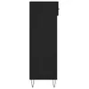 vidaXL Schuhschrank Schwarz 60x35x105 cm Holzwerkstoff Produktbild-Vorschau 15