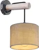 Globo Lighting Wandleuchte Metall schwarz matt, 1x E27 Produktbild-Vorschau 1