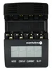 A black battery charger with a digital display and four battery slots. Anteprima dell’immagine prodotto