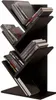 A black tree-shaped bookshelf filled with books, shown against a white background. Náhľad obrázku produktu