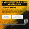 Extralink Muurbeugel voor antenne 300 × 1000 mm, verzinkt Productafbeelding-voorbeeld 6