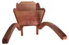 Pflanz-Schubkarre aus Holz, 100 x 30 x 34 cm, naturbelassen Produktbild-Vorschau 4