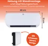 QLT 2-in-1-Wandheizung - Elektrische und keramische Heizung Produktbild-Vorschau 3