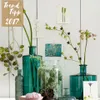 Guan Flasche Glas blau - h40xd15cm Produktbild-Vorschau 7