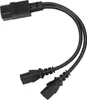 IEC320 C14 na 2 x C13 zásuvku, síťový kabel s Y Náhled obrázku produktu 2