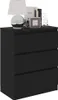 vidaXL Credenza nera 60x35x76 cm materiale a base di legno Anteprima dell’immagine prodotto 10