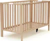AT4 - Klappbares Babybett Holz 60x120 FOLDO Buche lackiert Produktbild-Vorschau 4