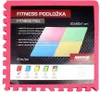 Merco Colored Puzzle fitness podložka mix barev balení 4 ks Náhled obrázku produktu 3