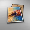 Gerahmtes Poster - Schwarzer Rahmen - Manarola Bunt Öl - Produktbild-Vorschau 3