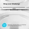 Close-up of a toilet seat, highlighting its design and features. Produktbild-Vorschau