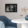 MuchoWow® MuchoWow® Gerahmtes Poster Tierprofil Labrador Produktbild-Vorschau 5
