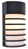 LUTEC FULTON, Wandlamp voor buiten, zwart, aluminium, IP54, Productafbeelding-voorbeeld 2