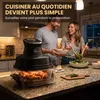 Extralink Glass Air Fryer Friteuse à air chaud 4 L, 60–200 Voir les images du produit 6
