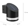 Philips Outdoor Solar Fyve Wandleuchte Tageslichtsensor sw Produktbild-Vorschau 6