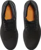A top-down view of a pair of black Timberland boots on a white background. Anteprima dell’immagine prodotto