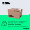 A cardboard box is shown on a plain background with text describing its eco-friendly packaging. Produktbild-Vorschau