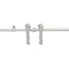 vidaXL Kit de ferrures pour porte coulissante 183 cm acier Voir les images du produit 1